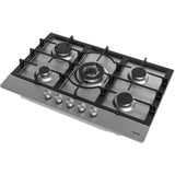 Heinner HBH-M705IWFIX Gaskookplaat 59 cm – 4 Branders – Wokbrander – Gietijzer