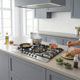 Heinner HBH-M705IWFIX Gaskookplaat 59 cm – 4 Branders – Wokbrander – Gietijzer