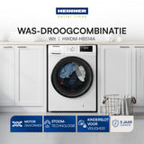 Heinner HWDM-H8514A Was-droogcombinatie 8/5 kg – 1400 RPM – Inverter Motor – Stoomfunctie – Energieklasse A