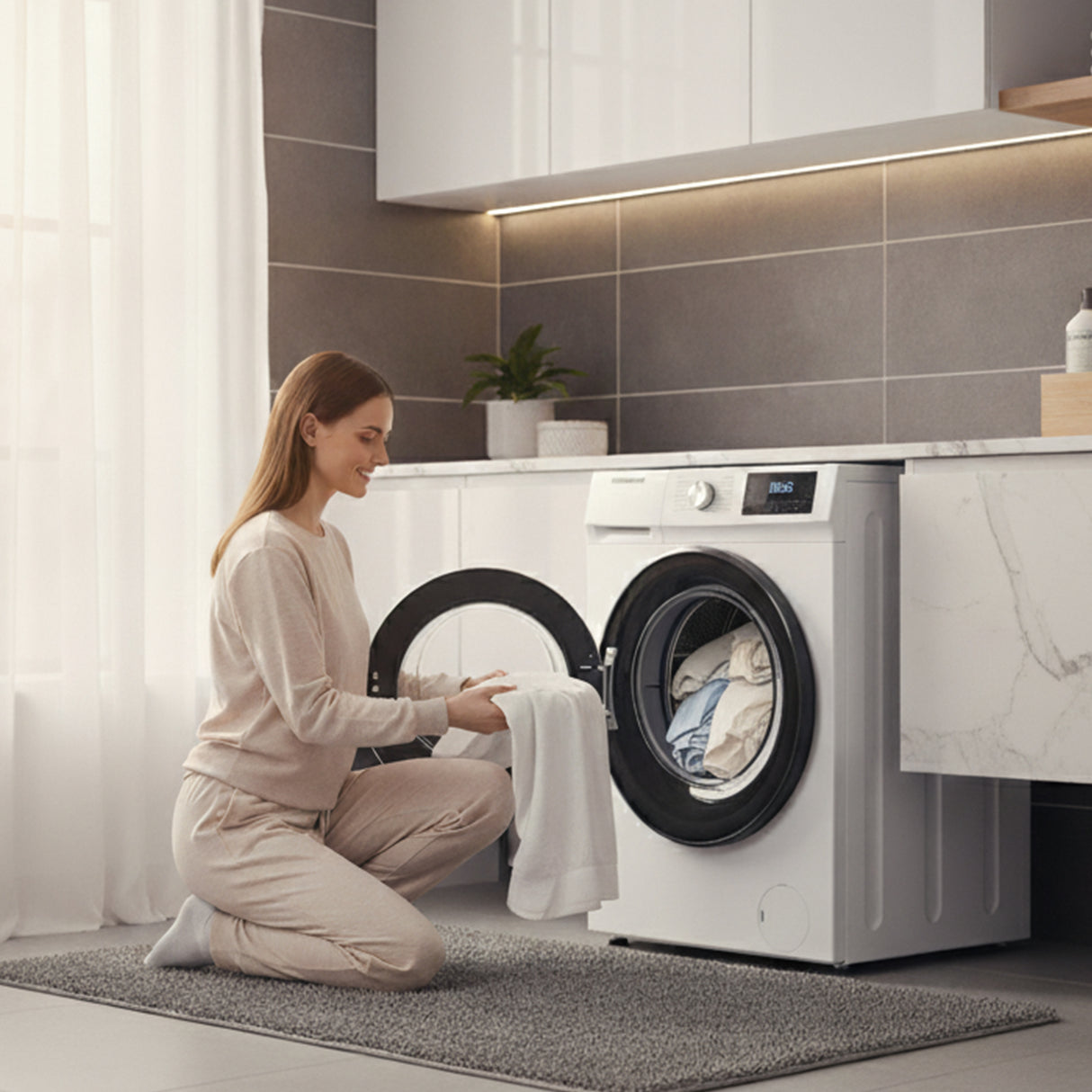 Heinner HWDM-H8514A Was-droogcombinatie 8/5 kg – 1400 RPM – Inverter Motor – Stoomfunctie – Energieklasse A