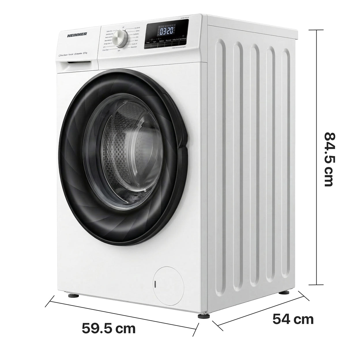Heinner HWDM-H8514A Was-droogcombinatie 8/5 kg – 1400 RPM