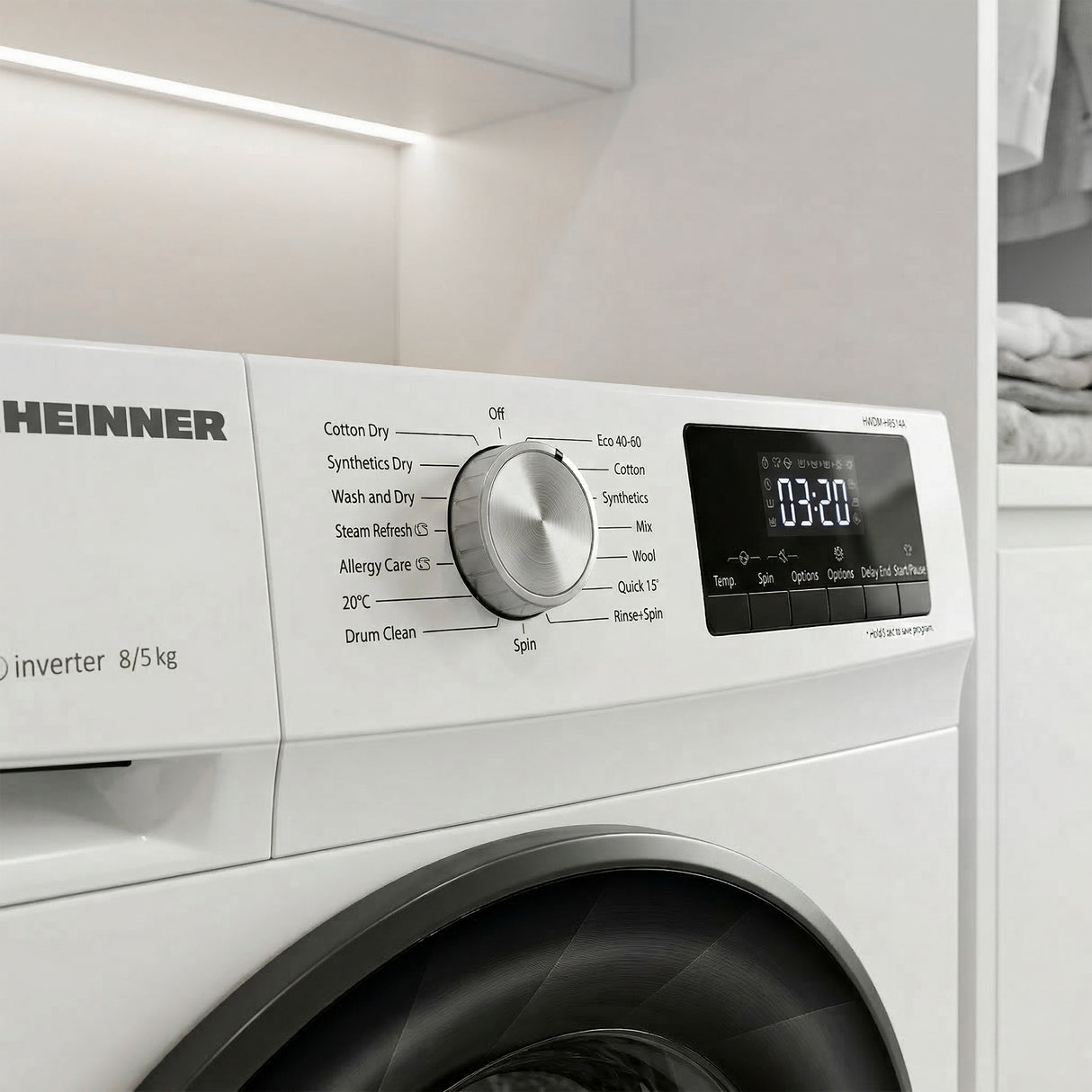 Heinner HWDM-H8514A Was-droogcombinatie 8/5 kg – 1400 RPM
