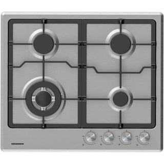 Heinner HBH-M495IWFIX Gaskookplaat 59 cm – 4 Branders – Wokbrander – Gietijzer