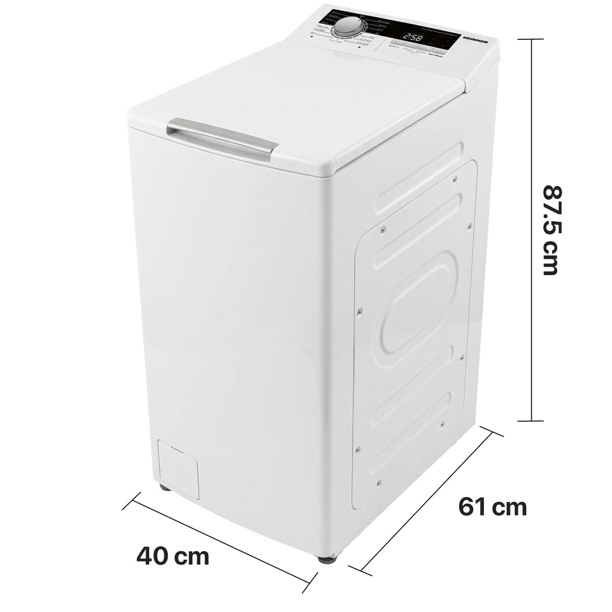 Heinner HWM-TL8013IVA++ Bovenlader Wasmachine 8 kg – 1300 RPM
