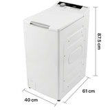 Heinner HWM-TL8013IVA++ Bovenlader Wasmachine 8 kg – 1300 RPM