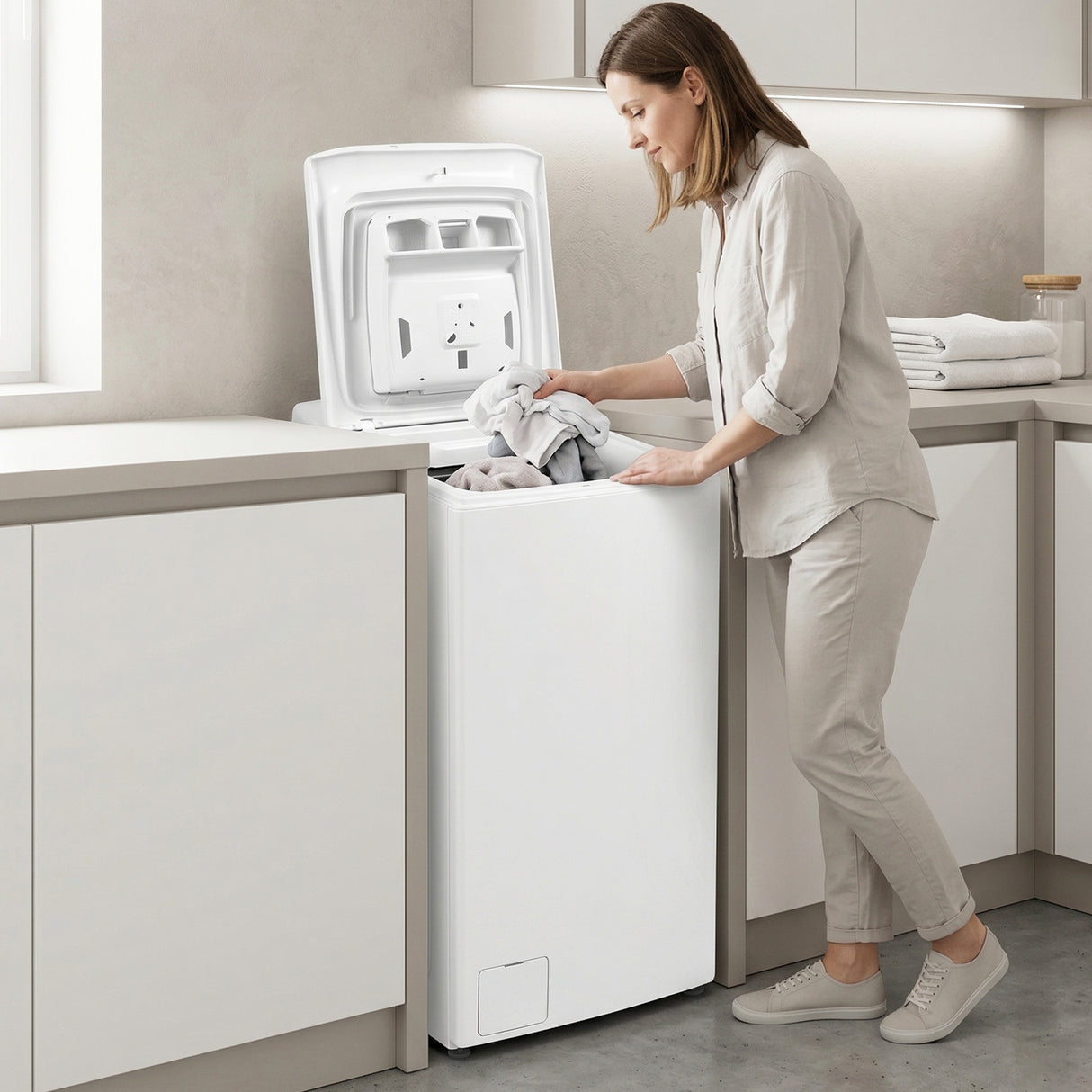 Heinner HWM-TL8013IVA++ Bovenlader Wasmachine 8 kg – 1300 RPM