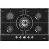 Table de cuisson au gaz Heinner HBH-M705IWFGBK – 5 brûleurs – brûleur wok – grilles en fonte