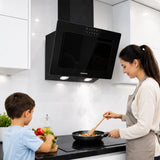 Hotte Heinner HDCH-F3560RGBK – 60 cm – 3 vitesses – recyclage – noir