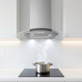 Hotte Heinner HDCH-MD800GIX – 60 cm – inox – Éclairage LED – 3 vitesses