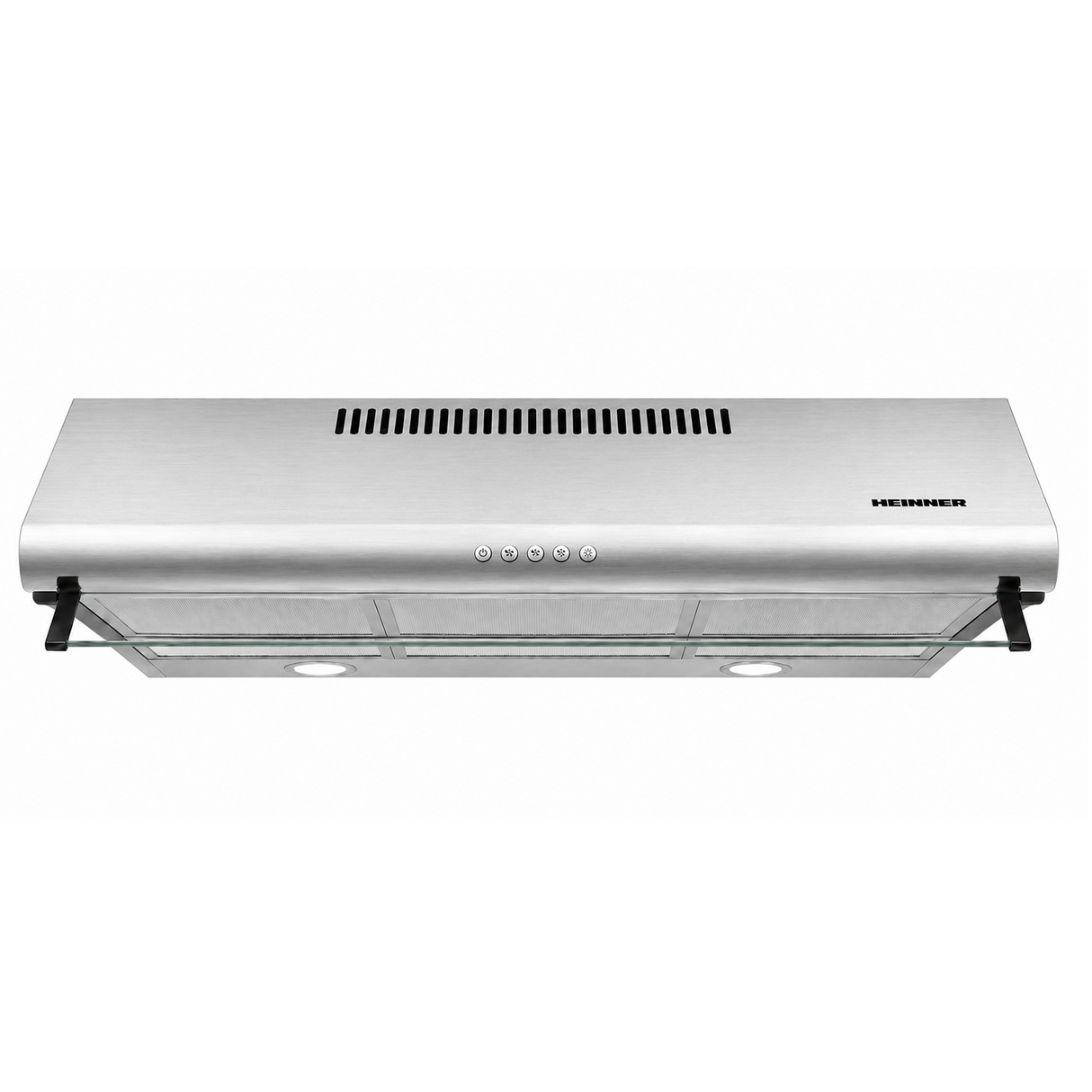 Hotte Heinner HCH-490-SS – cheminée murale – inox – 3 vitesses – Éclairage LED – recyclage