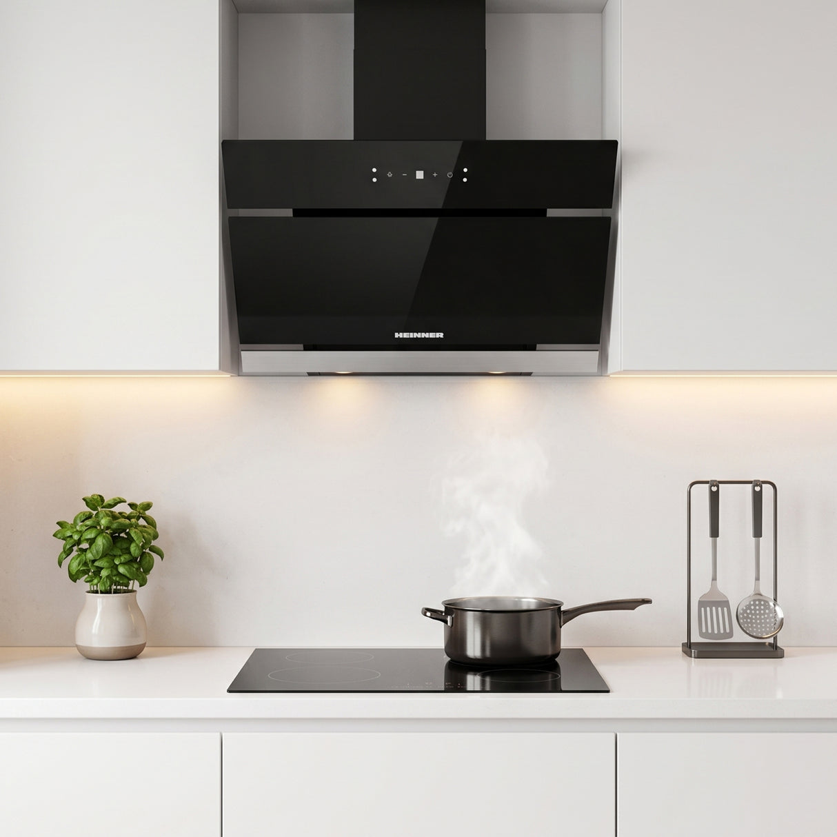 Hotte Heinner HDCH-MD620RGBK – 60 cm – 4 vitesses – noir