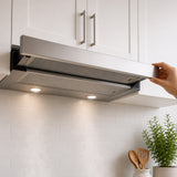Hotte Heinner HTCH-F660IX – classe énergétique A – inox