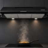 Hotte Heinner HCH-490BK – cheminée murale – 90 cm – 3 vitesses – noir