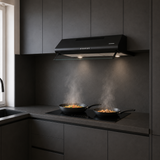 Hotte Heinner HCH-490BK – cheminée murale – 90 cm – 3 vitesses – noir