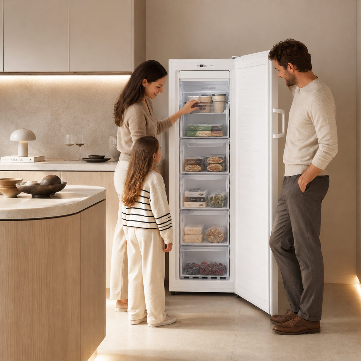 Heinner HFF-HS194NFE++ Vrieskast 194 L – No Frost – Supervriesfunctie