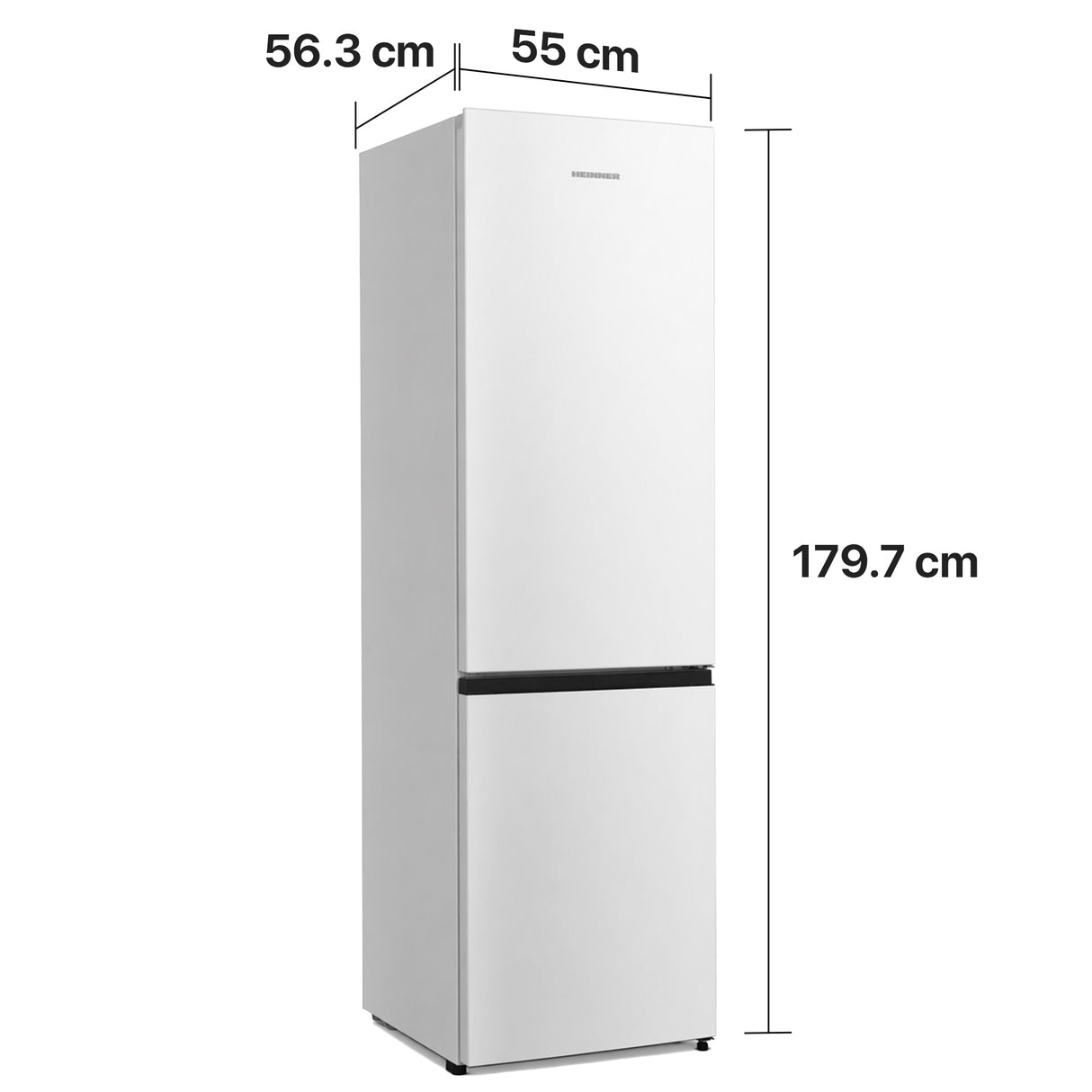Heinner HCNF-HS255E++ Koel-vries 255 L – Full No Frost