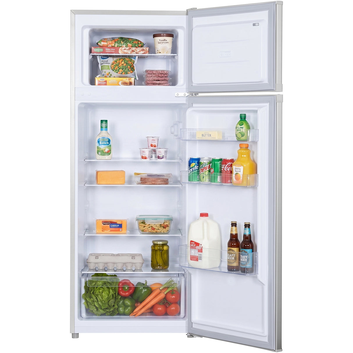 Heinner HF-H2206SE++ Koel-vriescombinatie 206 L