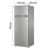 Heinner HF-H2206SE++ Koel-vriescombinatie 206 L