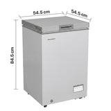Heinner HCF-HM100CSE++ Vrieskist 98 L – Convertible – Snelvriesfunctie