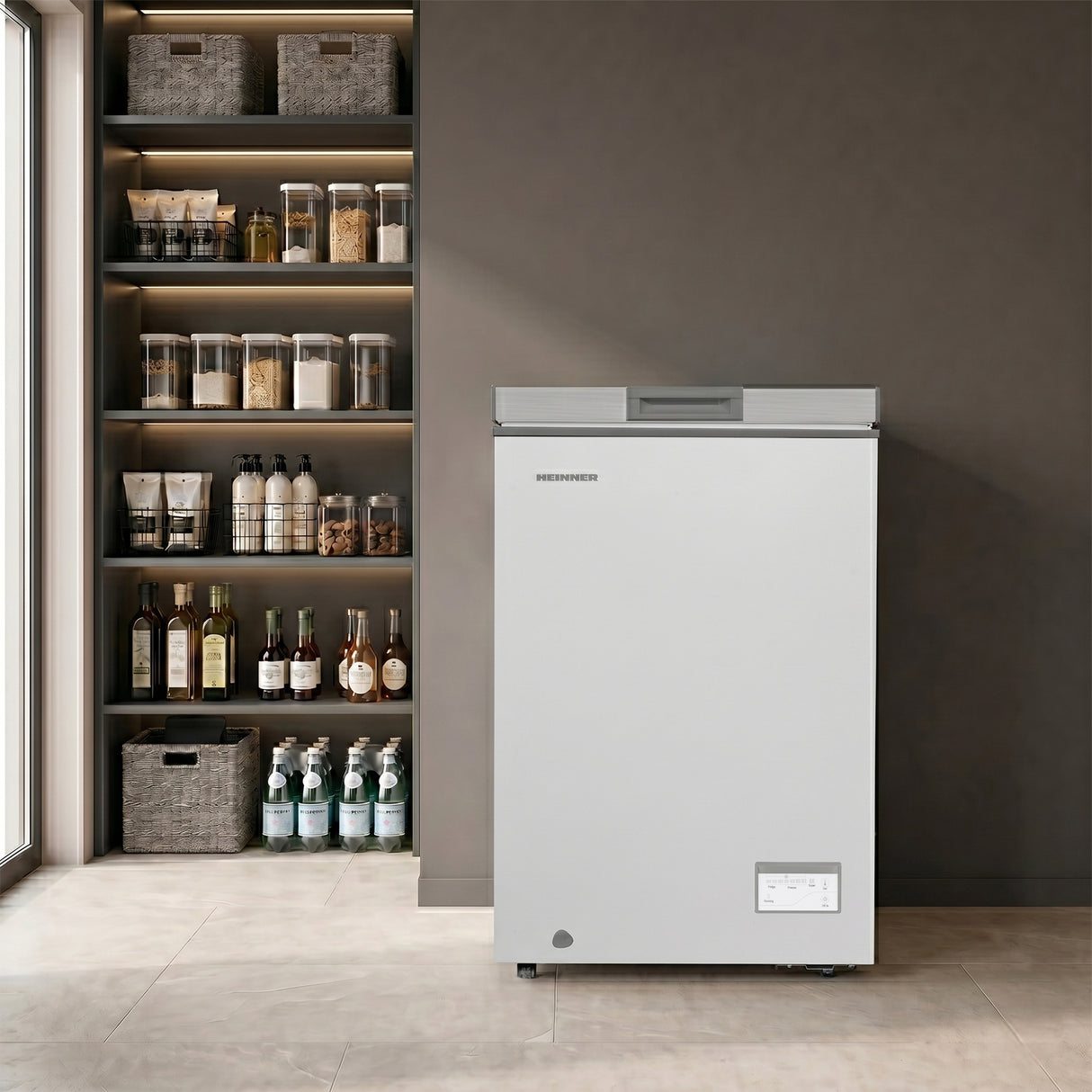 Heinner HCF-HM100CSE++ Vrieskist 98 L – Convertible – Snelvriesfunctie