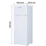 Heinner HF-H2206E++ Koel-vriescombinatie 206 L