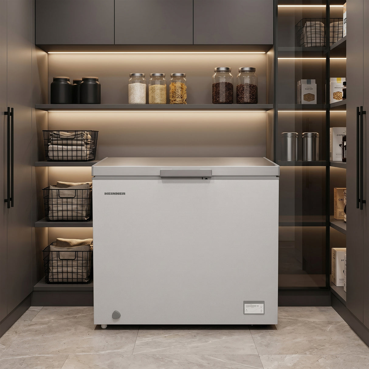 Heinner HCF-HM246CSE++ Vrieskist 246 L – Convertible – Inverter