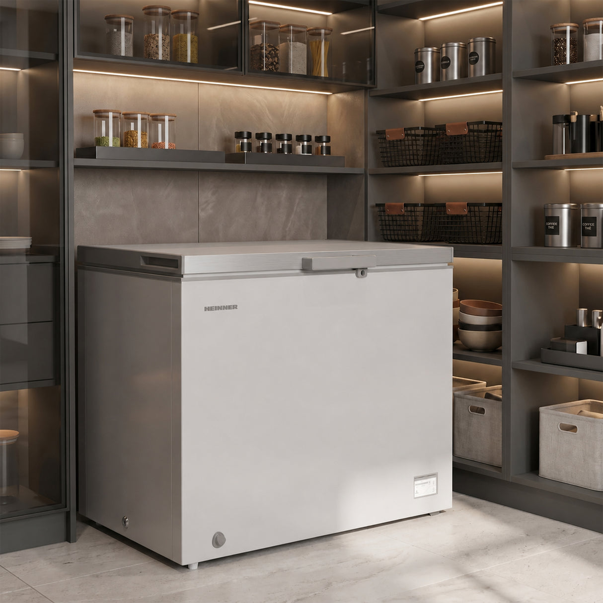 Heinner HCF-HM246CSE++ Vrieskist 246 L – Convertible – Inverter