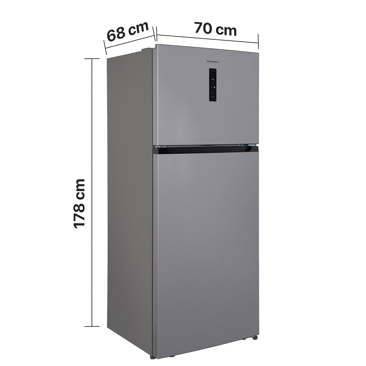 Heinner HF-HM415NFSE++ Koel-vries 415 L – Full No Frost – Inverter Compressor