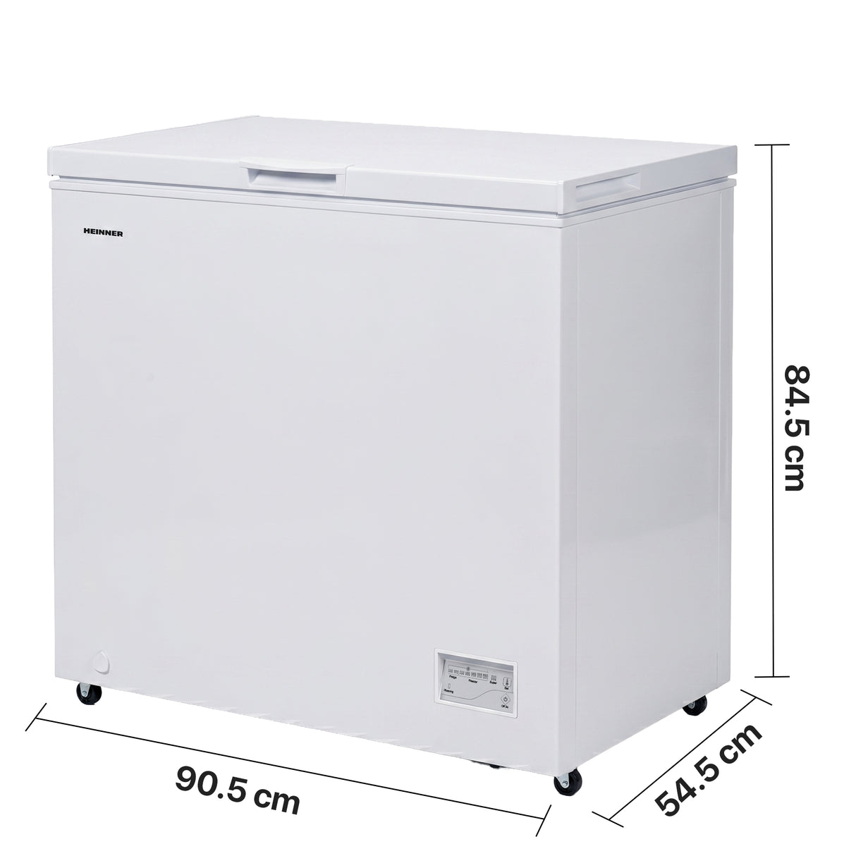 Heinner HCF‑200CNHE++ Vrieskist 198 L – Inverter Compressor – Snelvriesfunctie