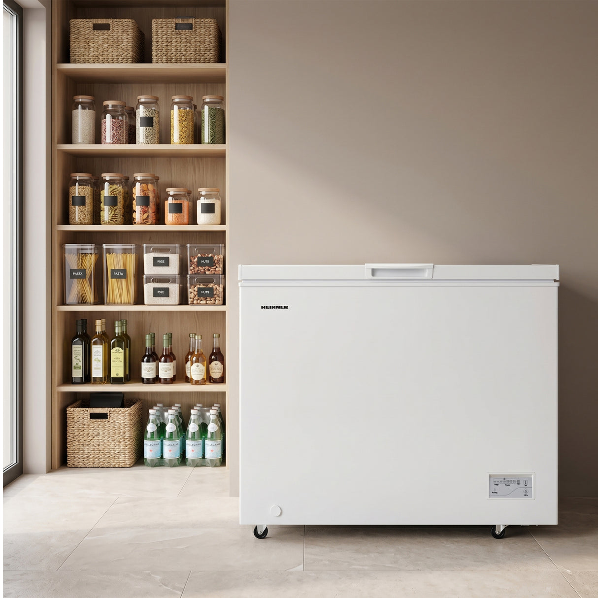 Heinner HCF‑200CNHE++ Vrieskist 198 L – Inverter Compressor – Snelvriesfunctie