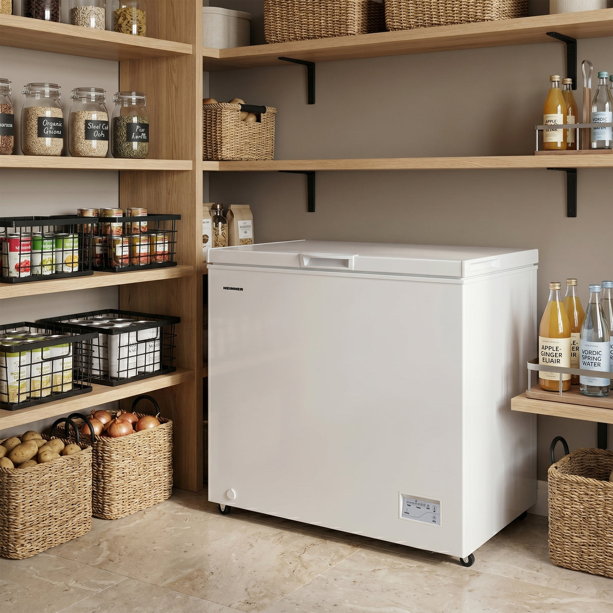 Heinner HCF‑200CNHE++ Vrieskist 198 L – Inverter Compressor – Snelvriesfunctie