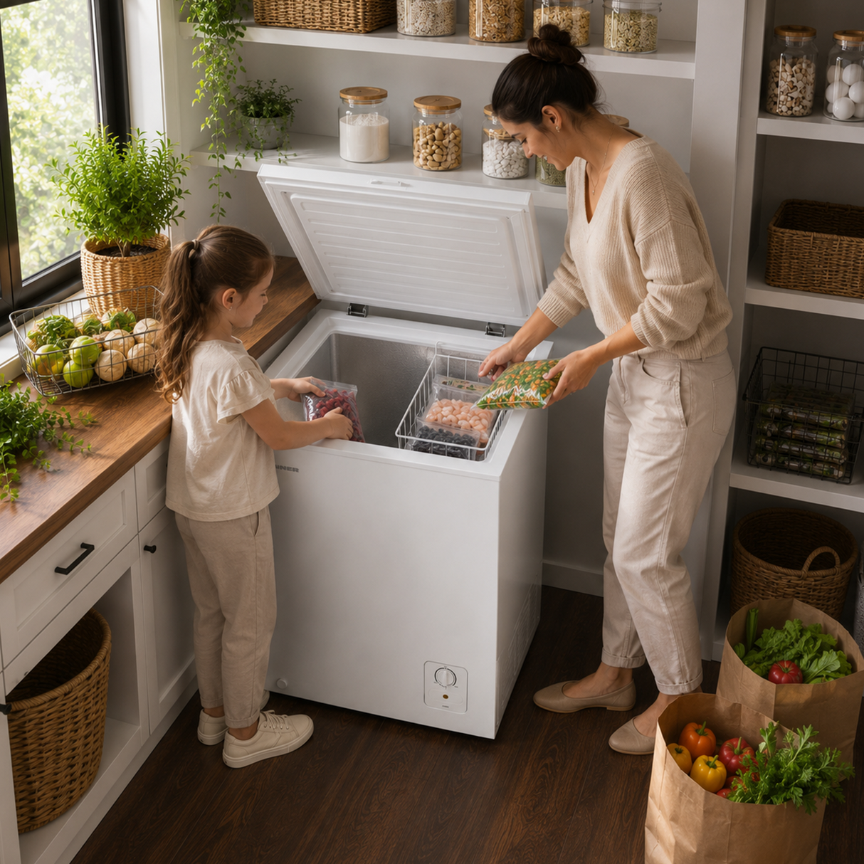 Congélateur coffre Heinner HCF-HS95E – 95 litres – mécanique commande – classe énergétique E