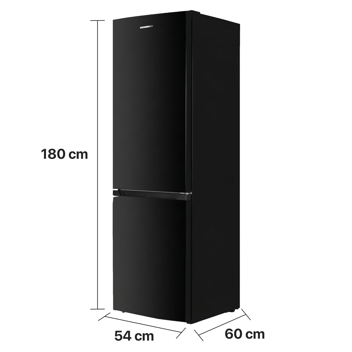 Heinner HCNF-HM253BKE++ Koel-vries 253 L – Full No Frost