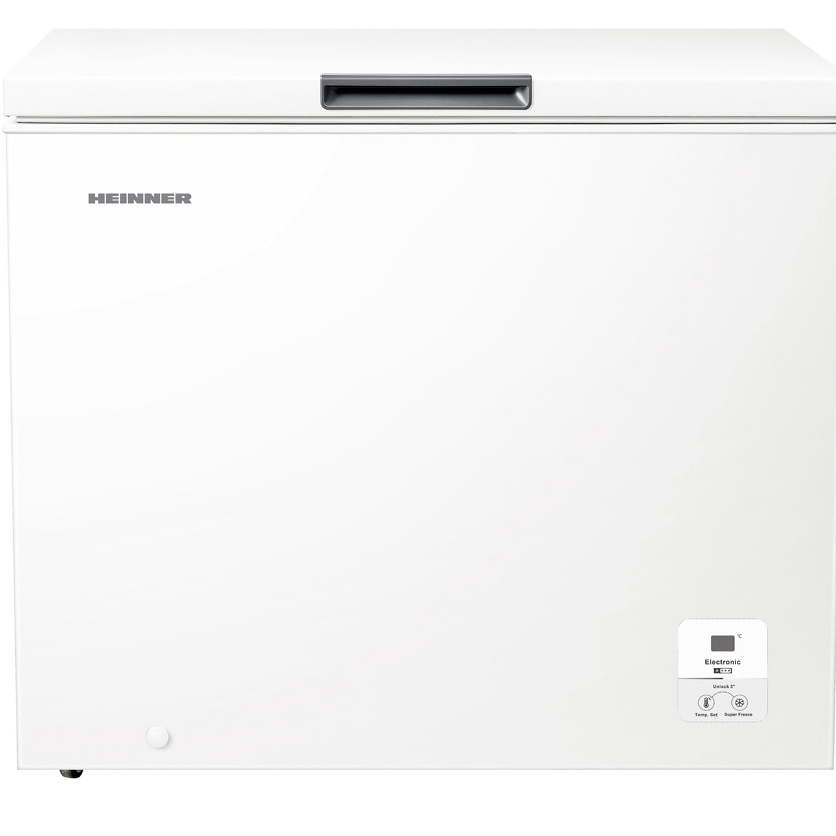 Congélateur coffre Heinner HCF-HS248EE – 248 litres – fonction super congélation – classe énergétique E