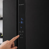 Frigo américain Heinner HSBS-H439NFBKWDE++ – 439L – Distributeur d’eau