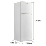 Heinner HF-M294E++ Koel-vriescombinatie 294 L – Omkeerbare Deur