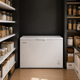 Congélateur coffre Heinner HCF-HS420E++ – 420 litres – compresseur inverter – classe énergétique E