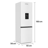 Heinner HC-HM260WDE++ Koel-vriescombinatie 260 L – Waterdispenser