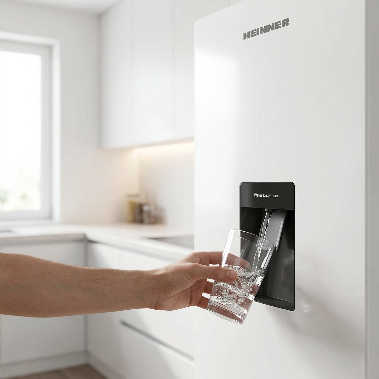 Heinner HC-HM260WDE++ Koel-vriescombinatie 260 L – Waterdispenser