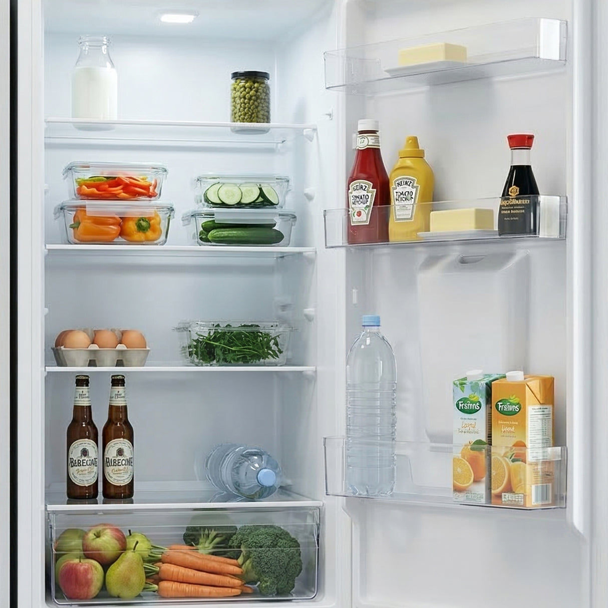 Heinner HC-HM260WDE++ Koel-vriescombinatie 260 L – Waterdispenser