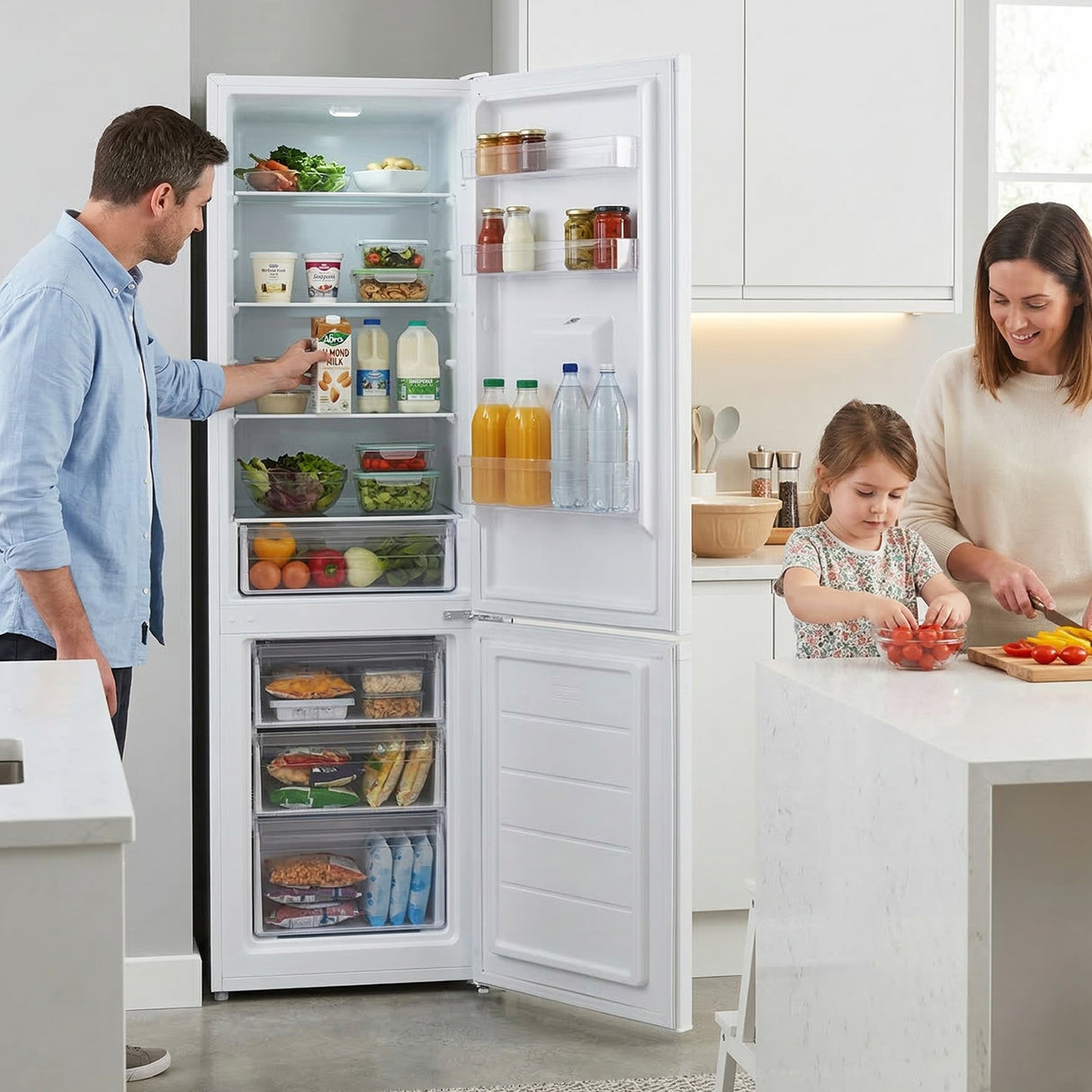 Heinner HC-HM260WDE++ Koel-vriescombinatie 260 L – Waterdispenser