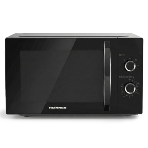 Heinner Microwave HMW-MD25MBK – 25 litres – 800 W – 5 power levels – black – product photo