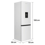 Heinner HC‑HM260INVWDD Koel-vriescombinatie 260 L – Waterdispenser