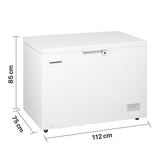 Heinner HCF-HM308INVCD Vrieskist 308 L – Convertible