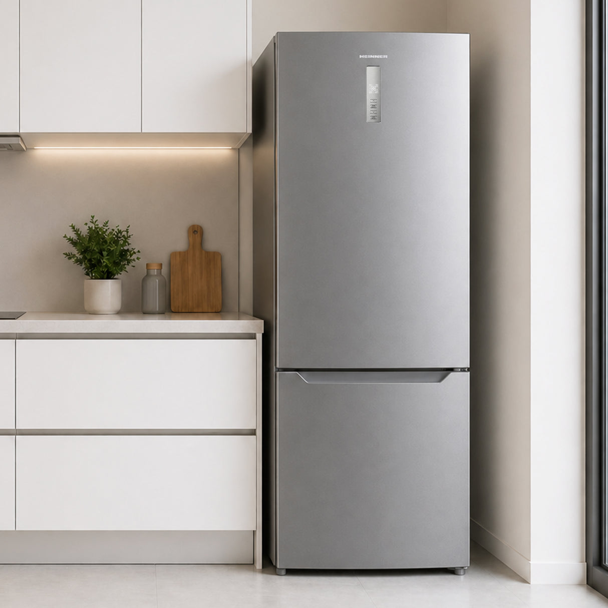 Heinner HCNF-M435INVHXE++ Koel-vriescombinatie 435 L – No Frost