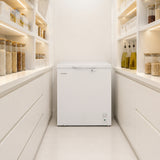 Congélateur coffre Heinner HCF-M198INVCE – 198 litres – convertible – moteur inverter – classe énergétique E