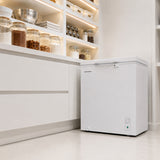 Congélateur coffre Heinner HCF-M198INVCE – 198 litres – convertible – moteur inverter – classe énergétique E