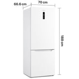 Frigo congélateur Heinner HCNF-M435INVE – 435 litres – blanc – classe énergétique E