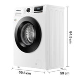 Heinner HWM-HME1014IVA10+++ Wasmachine 10 kg – 1400 tpm – Inverter – A-10% – Allergy & Baby Steam – Wit
