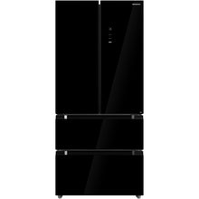 Heinner HCFD-M516INVHGBKE French Door Amerikaanse koelkast – 516 L – No Frost – zwart